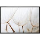 Quadro Dente De Leão Cinza 120x80 - Casa Da Moldura