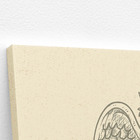 Quadro Desenho Anjo Religião Cristianismo Canvas 100x70cm