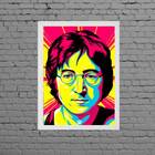 Quadro Desenho John Lennon Pop Art A4 (20 X 30)