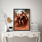 Quadro Deus Da Guerra E Da Coragem- Ares 24x18cm - Com Vidro