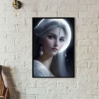 Quadro Deusa Da Lua - Selene 45x34cm - Com Vidro Moldura:made