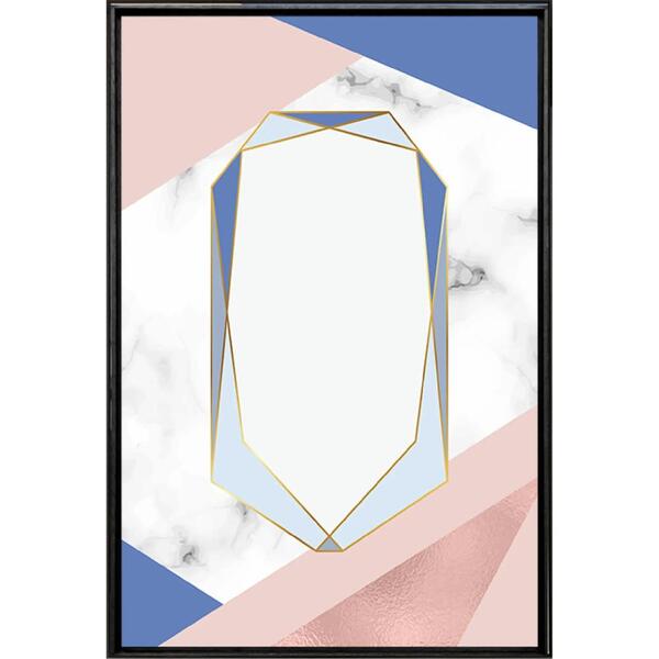 Quadro Diamante Abstrato 120x80cm - Casa Da Moldura