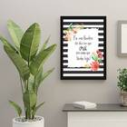 Quadro Dias Que Orei Por Coisas Que Tenho 45x34cm - Com Vidro