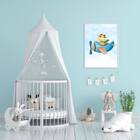 Quadro Dinossaurinho Fofo Avião 33x24cm - Com Vidro Moldura:m