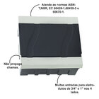 Quadro Distribuição Embutir Thompson Até 4 Disjuntores Fumê