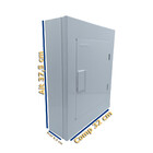 Quadro Distribuição Sobrepor Com Barramento Bifásico  80a 18