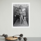 Quadro Divertido Para Banheiro - Marilyn Monroe 24x18cm Moldu