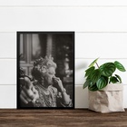 Quadro Divertido Para Banheiro - Rainha Elizabeth 45x34cm - C