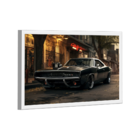 Quadro Dodge Charger Black -- Br Artes