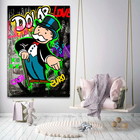 Quadro Dólar Love -- Br Artes