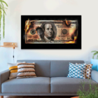 Quadro Dollar Fogo
