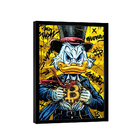 Quadro Donald Bitcoin -- Br Artes