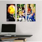 Quadro Dragon Ball Z Goku Super Sayajin 3 Peças