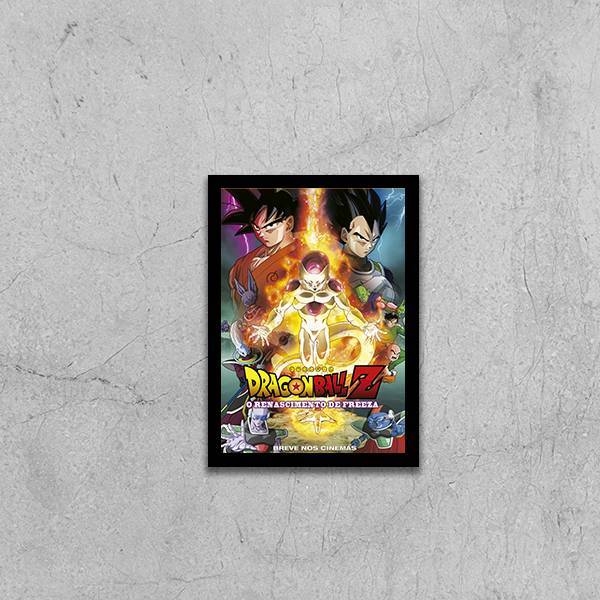 Quadro Dragon Ball Z - O Renascimento De Freeza 24x18cm Moldu