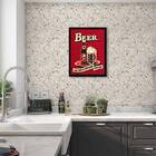 Quadro Duff Beer Temporary Solution 24x18cm - Com Vidro Moldu