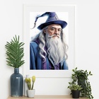 Quadro Dumbledore - 60x48cm Moldura Preta