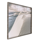 Quadro Dunas Cinza com Vidro 150x100cm Arte Própria