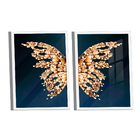 Quadro Dupla Asa De Borboleta -- Br Artes