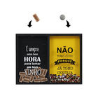 Quadro Duplo Porta Rolhas e Tampinhas 32x42cm Inspire