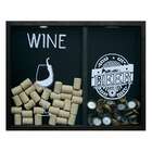 Quadro Duplo Wine/beer Betume 30x40cm