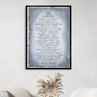 Quadro E Ele Será Chamado - Jesus 33x24cm - Com Vidro Moldura