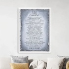 Quadro E Ele Será Chamado - Jesus 45x34cm - Com Vidro Moldura