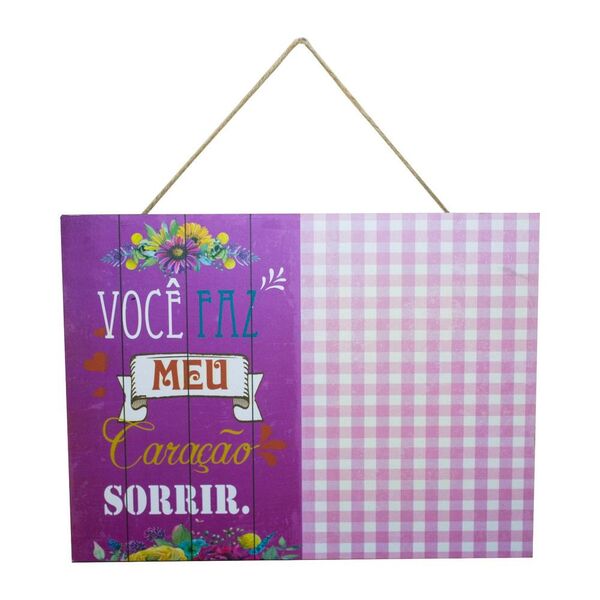 Quadro E Mural De Foto Com Adesivo Colante - Você Faz Meu Cor