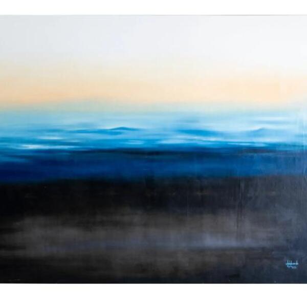 Quadro Ehdduardo Nely Vania Azul 193x241 - Casa Da Moldura