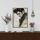 Quadro Elvis Presley -  Love Me Tender 45x34cm Moldura Preta