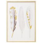 Quadro Em Canvas Penas Brancas