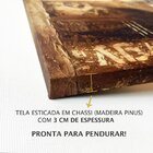 Quadro Em Tela 100x100cm Floral Decore Pronto