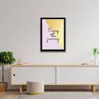 Quadro Enjoy The Journey 33x24cm - Com Vidro Moldura:madeira