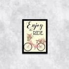 Quadro Enjoy The Ride 33x24cm - Com Vidro Moldura:madeira Pre