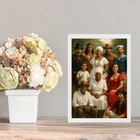 Quadro Entidades Da Umbanda Juntas 33x24cm Moldura Preta