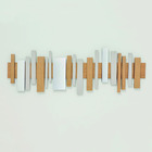 Quadro Escultura Adorno Decorativo Lamina Madeira Listelli Ro