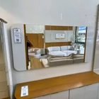 Quadro Espelho Serena 152cm Com Bordas Arredondadas New Ceval