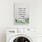 Quadro Esperança E Roupa Para Lavar 24x18cm - Com Vidro Moldu