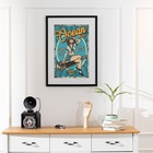 Quadro Espírito Oceânico - 60x48cm Moldura Preta