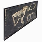 Quadro Esqueleto De Mamute Oldway 80x120x3cm