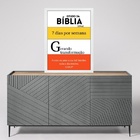 Quadro Evangélico Remédio Bíblia 45x34cm - Com Vidro Moldura