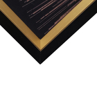 Quadro Explosion III Dourado 80x80cm