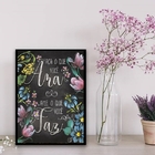 Quadro Faça O Que Você Ama 45x34cm Moldura:madeira Branca