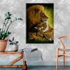 Quadro Família Abençoada Colorido -- Br Artes