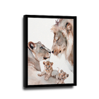 Quadro Família Aquarela  -- Br Artes