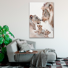 Quadro Família Aquarela  -- Br Artes