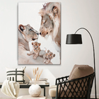 Quadro Família Aquarela  -- Br Artes