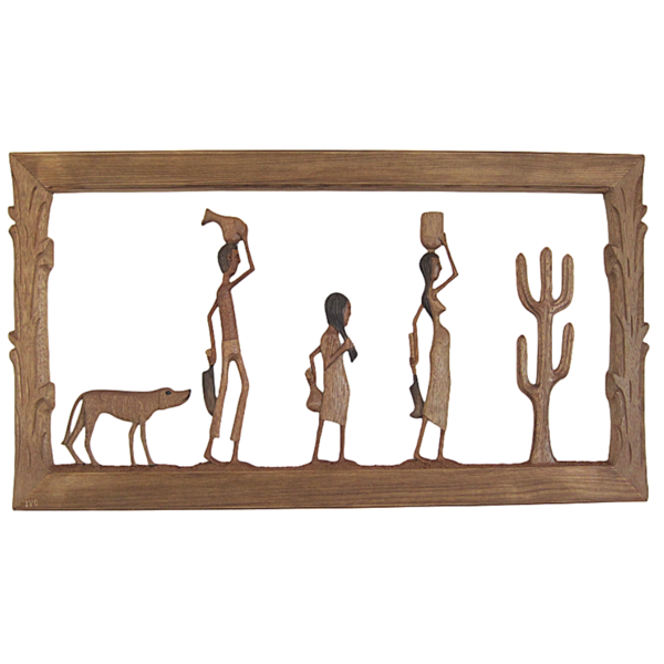 Quadro Família de Retirantes  80 X 45 Cm Mod. 1 - Ivo de Sert