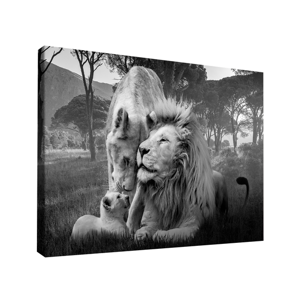 Quadro Família Fabulosa -- Br Artes Pequeno 60x40