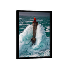 Quadro Farol Em Turbulência -- Br Artes