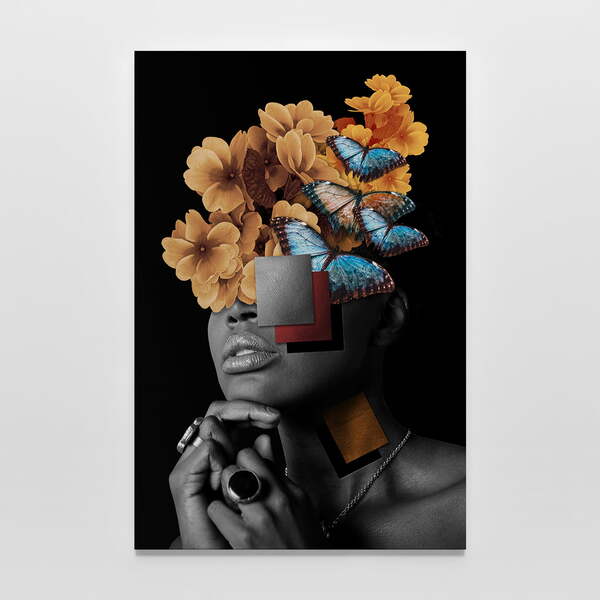 Quadro Femme Flores 9 - 1 Tela